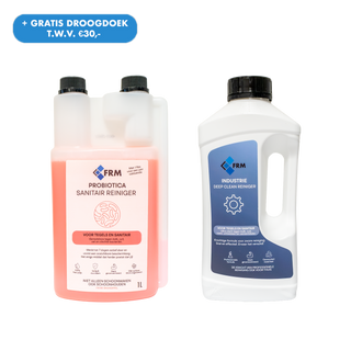 FRM pakket Probiotica sanitair + Deep Clean reiniger - geconcentreerde super formule