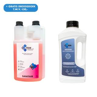 FRM pakket Probiotica sanitair + Deep Clean reiniger - geconcentreerde super formule