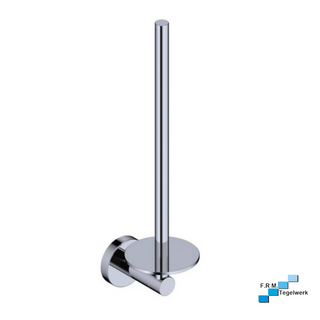 Reserve wand toiletrolhouder chroom 2 rollen - hoogste kwaliteit